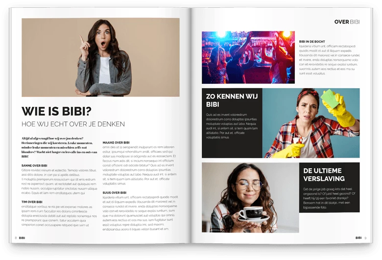 Magazine: over Bibi Magazine voorbeeld, verjaardag