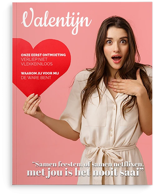 Magazine maken voor Valentijnsdag