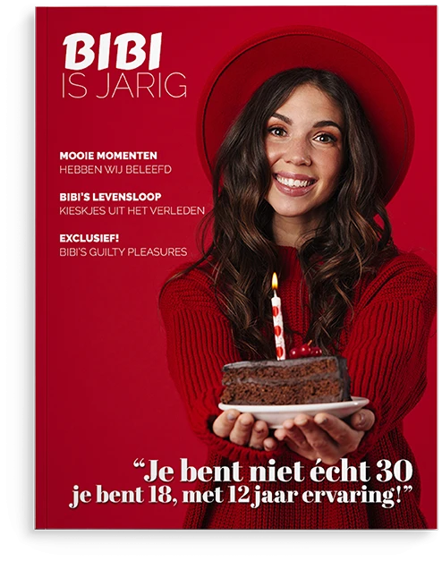Magazine maken voor een verjaardag