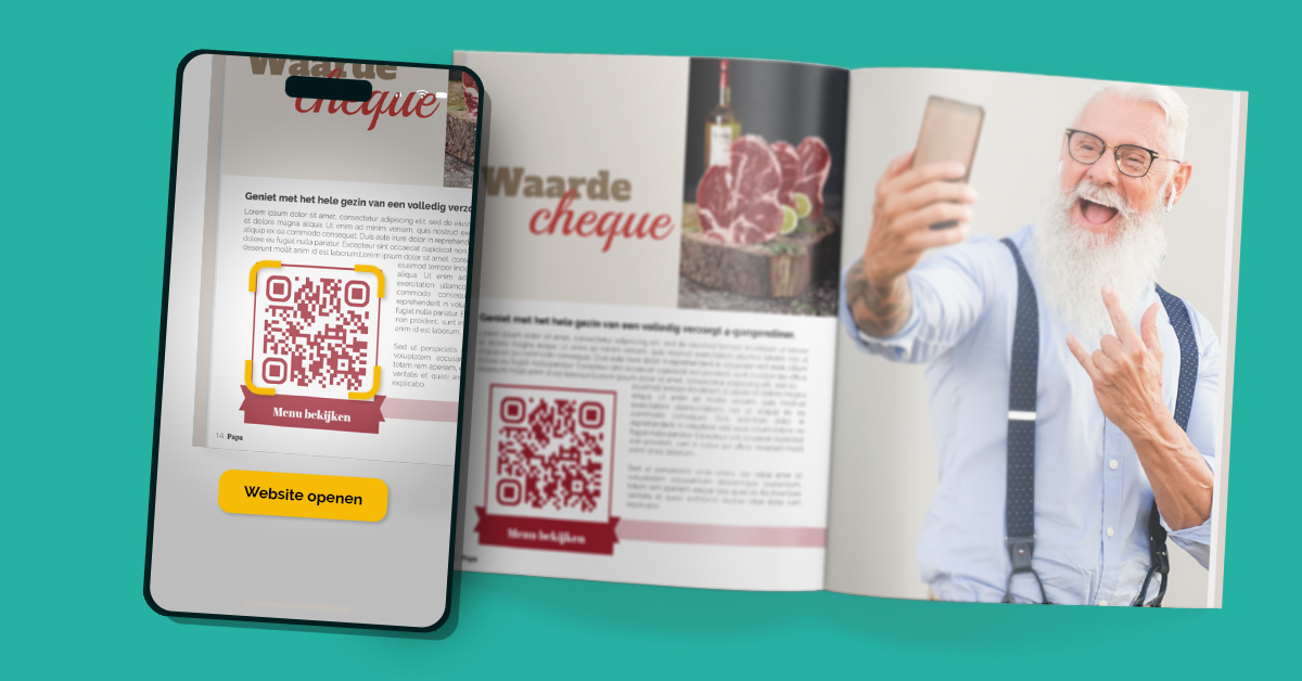 Maak je magazine interactief met QR-codes QR-codes in je magazine plaatsen