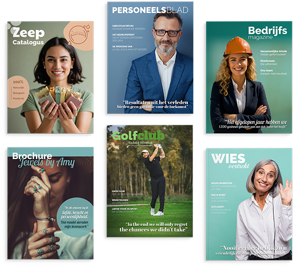 Magazine covers: voorbeelden