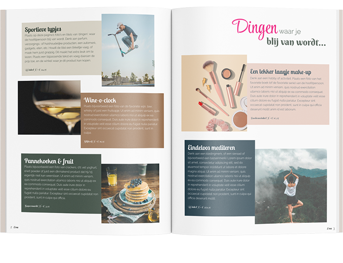 21 diner magazine voorbeeld