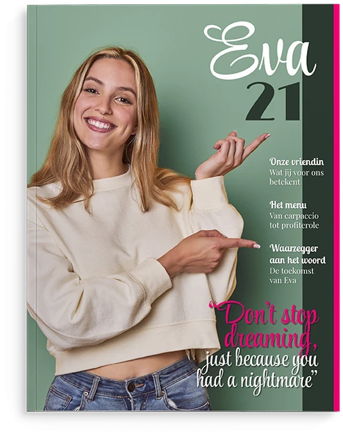21 diner magazine Magazine cover voor 21 diner boek