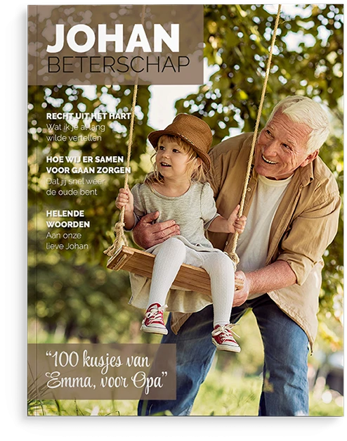 Beterschap cadeau Magazine cover
