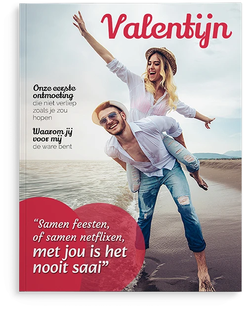 Cover Valentijnsdag magazine